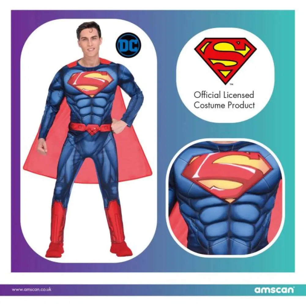 Costume Homme Superman - XL