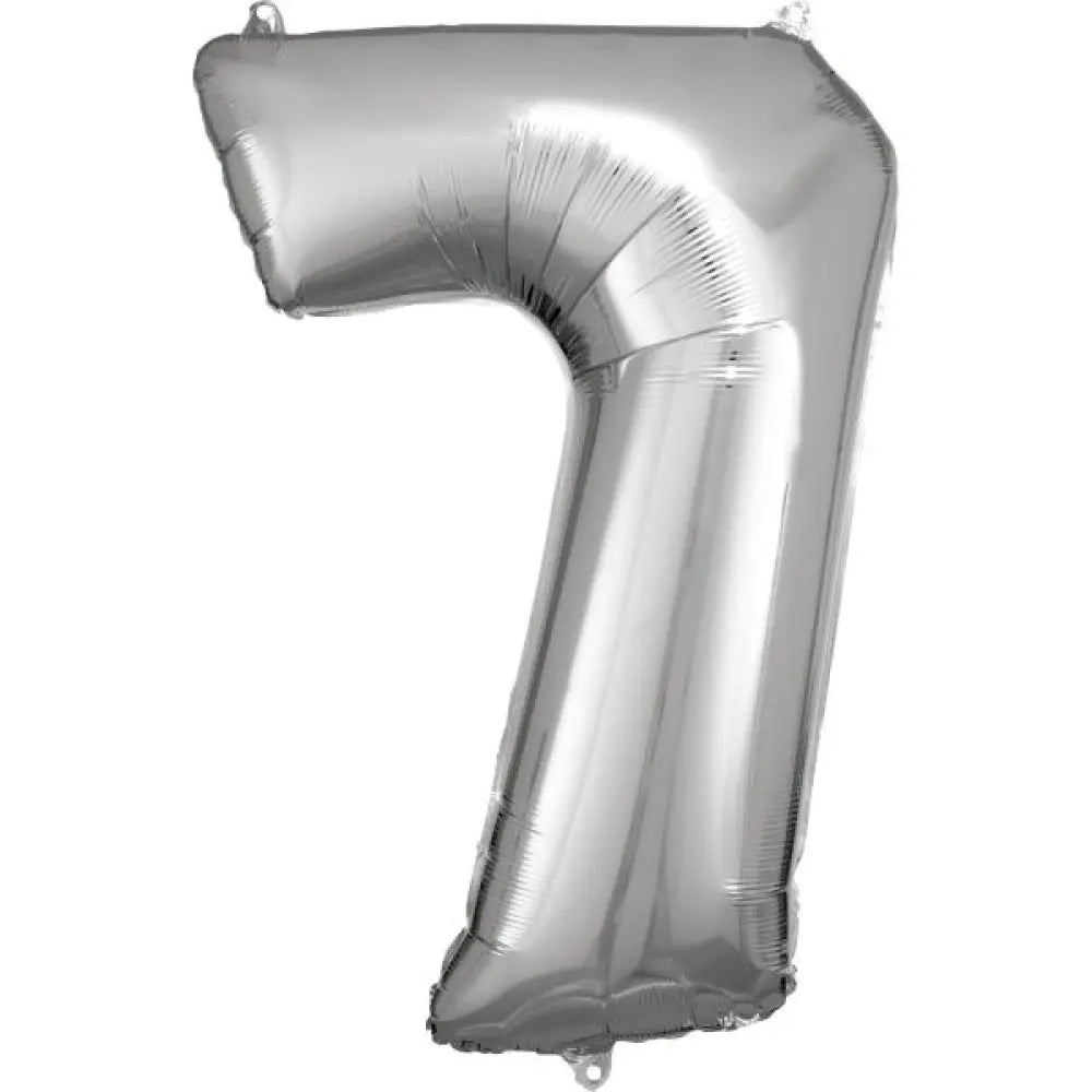 Ballon Métallisé Argent 86cm - 7