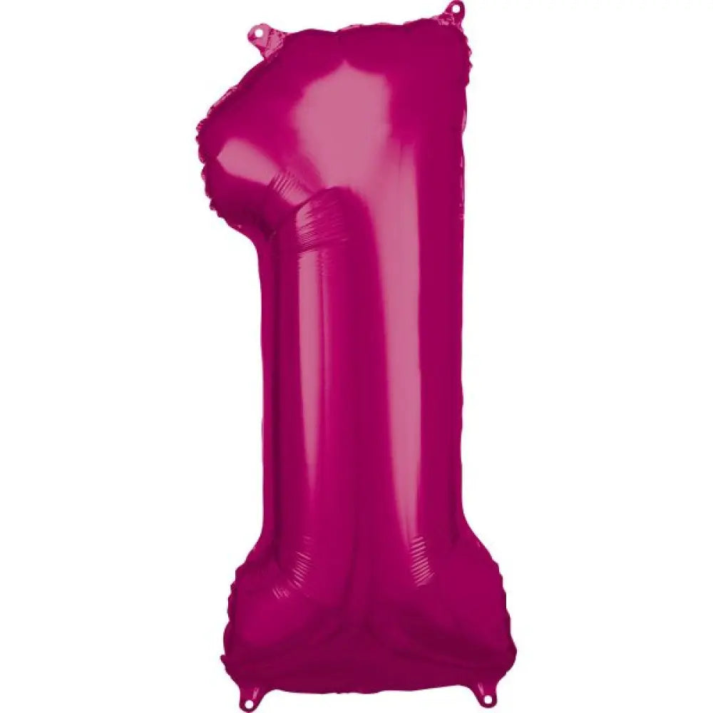 Ballon Métallisé Rose 86cm - 1