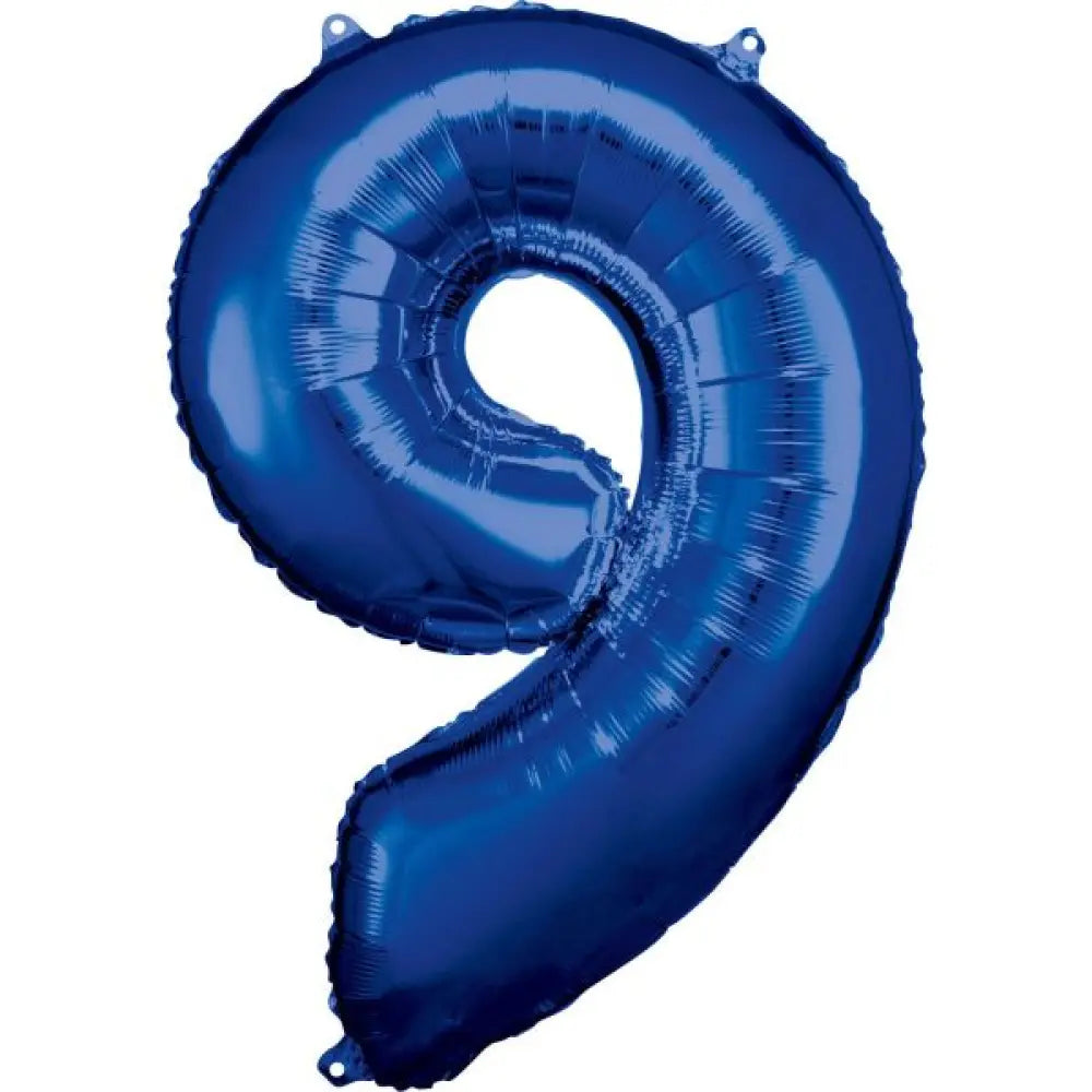 Ballon Métallisé Bleu 86cm - 9