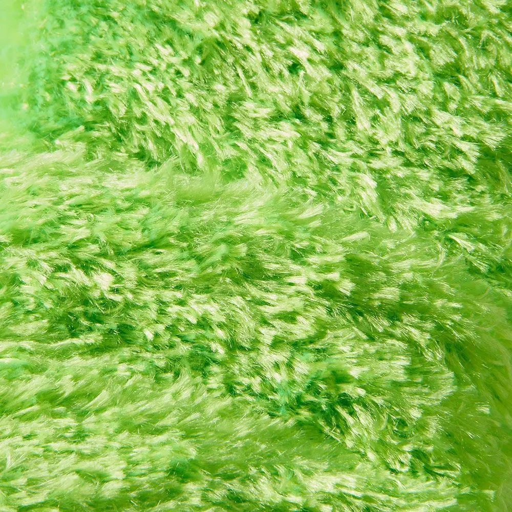 Jambières peluche Vert fluo OS