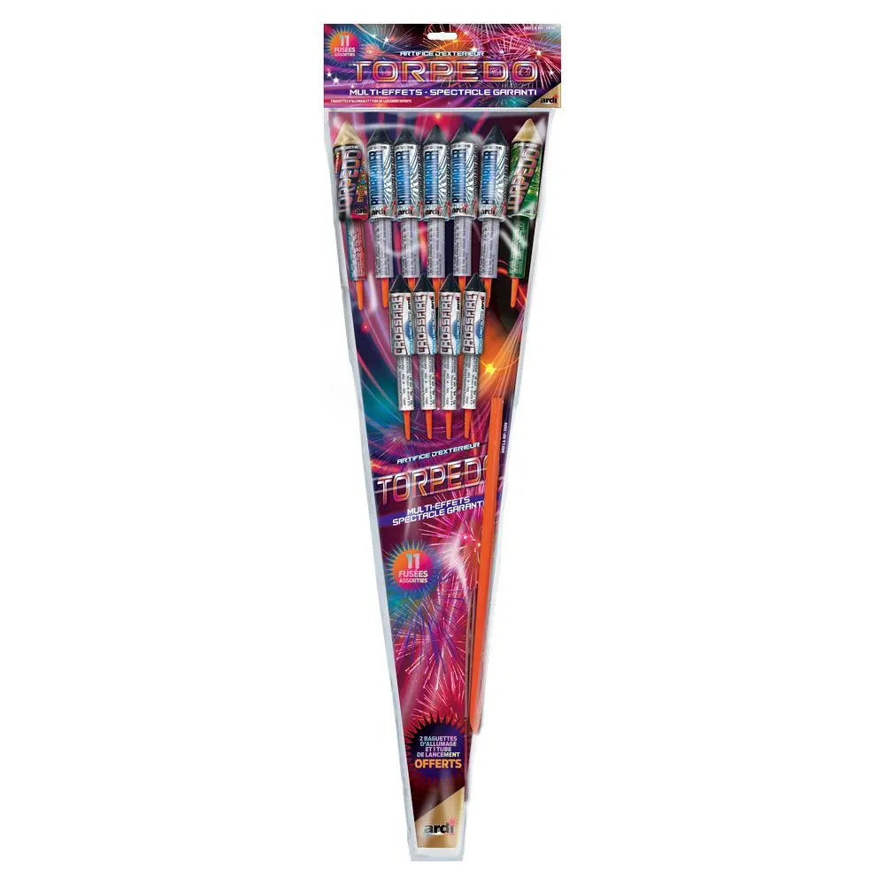 Sachet 11 Fusées Torpédo