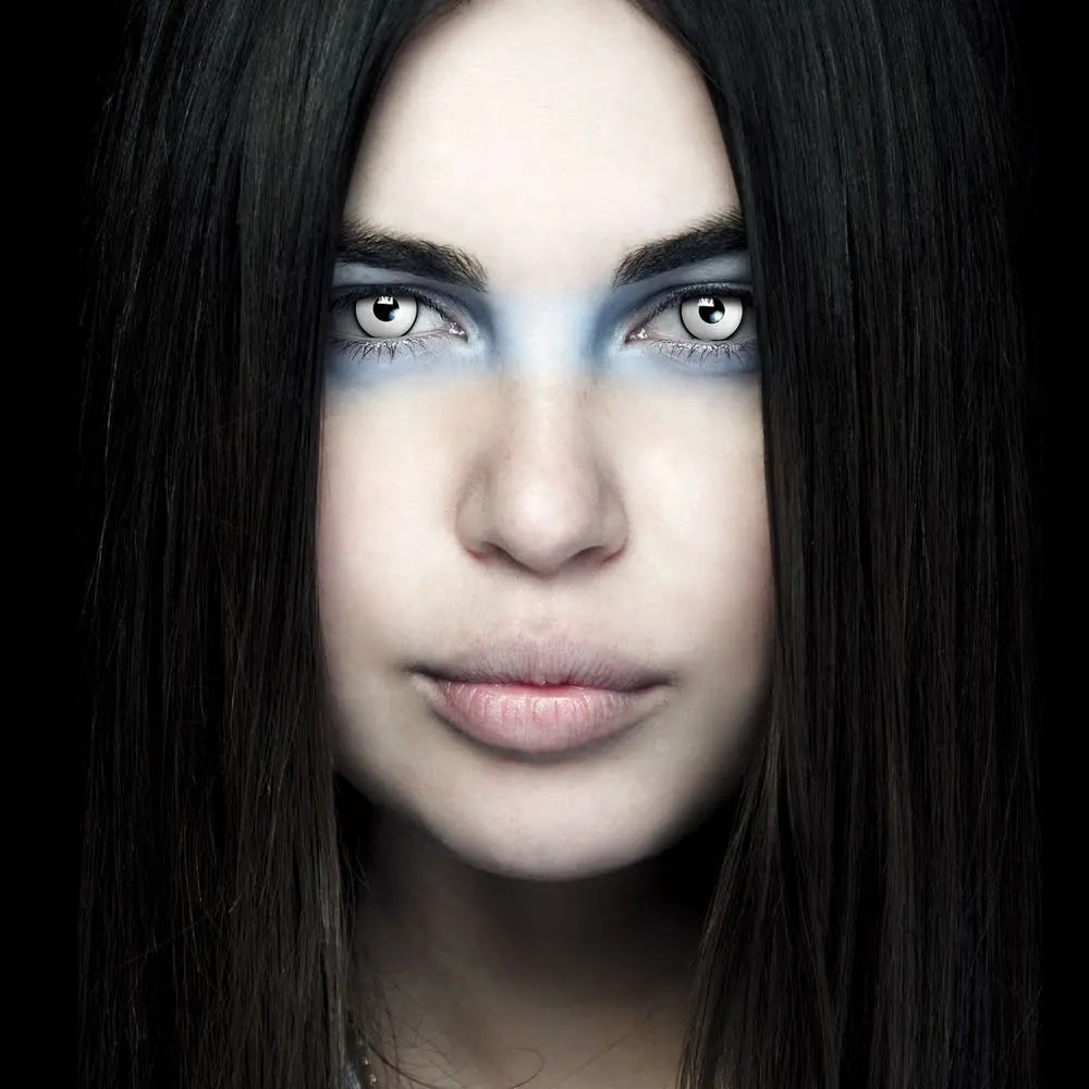 Lentilles Sugar Skull (Crâne Sucré) - Blanc - 1 jour