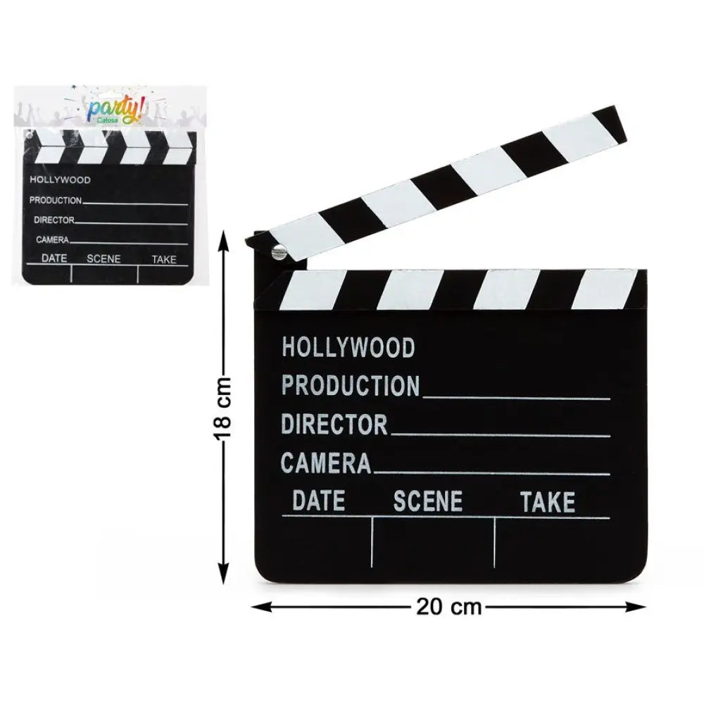 Clap de Cinéma - Décoration de Table 20x18cm