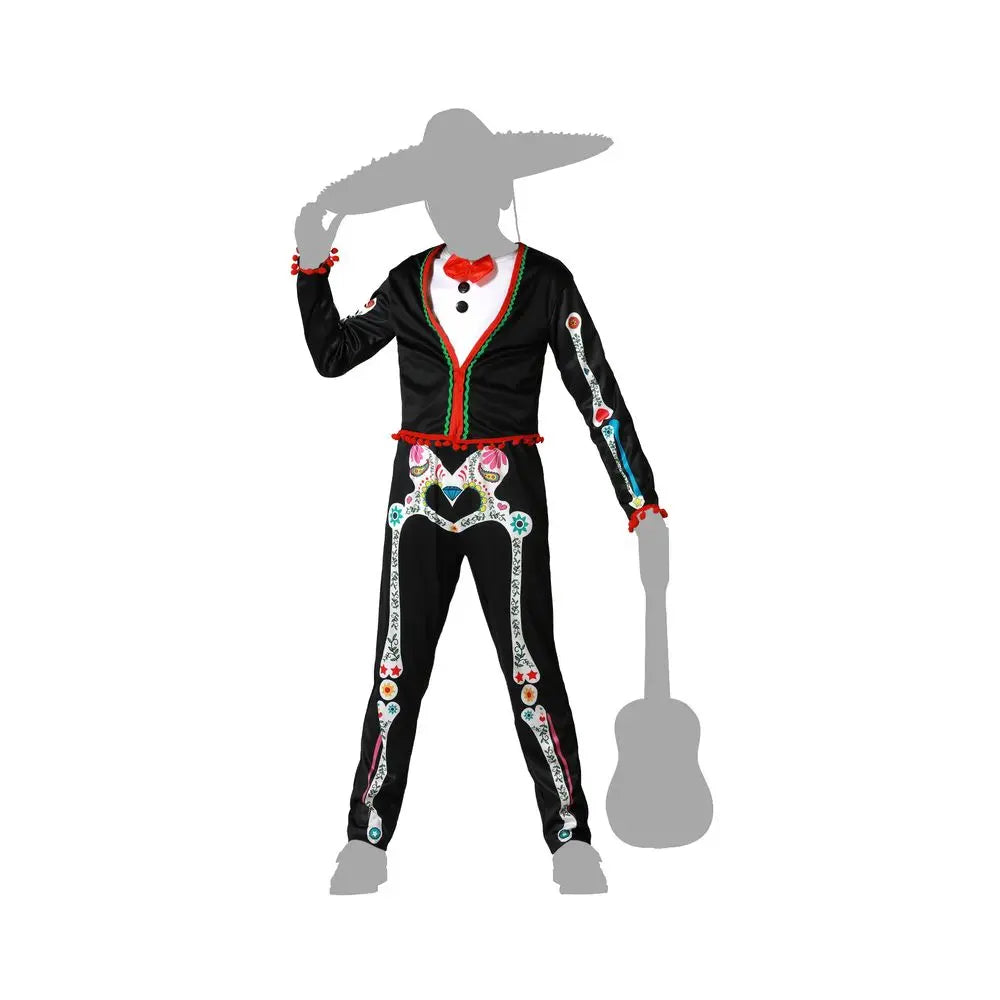 Costume Squelette Mexicain - 5-6 ans