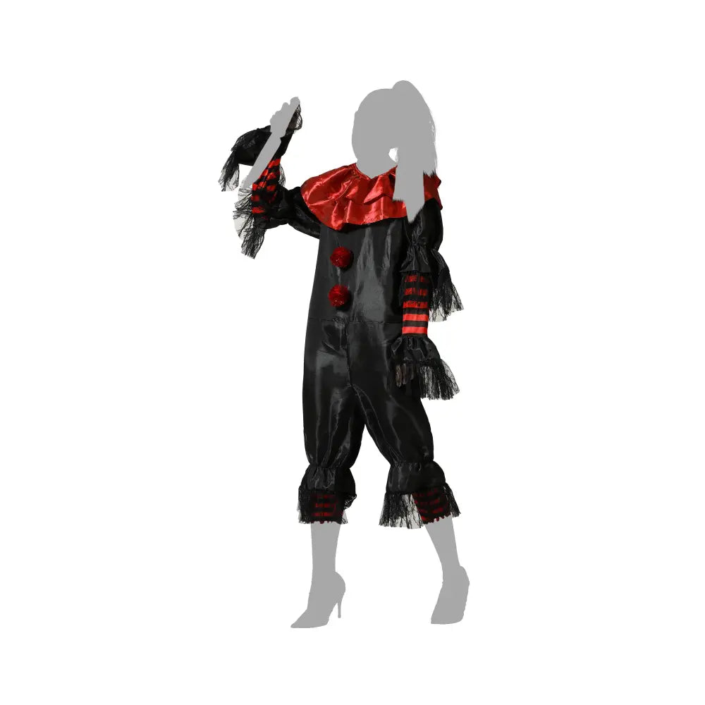 Costume Femme Clown Noir - XL
