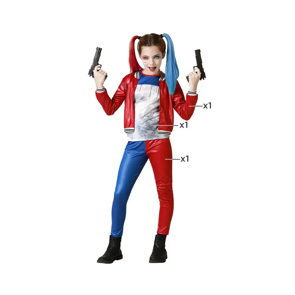 Costume Arlequin Bleu - 10-12 ans