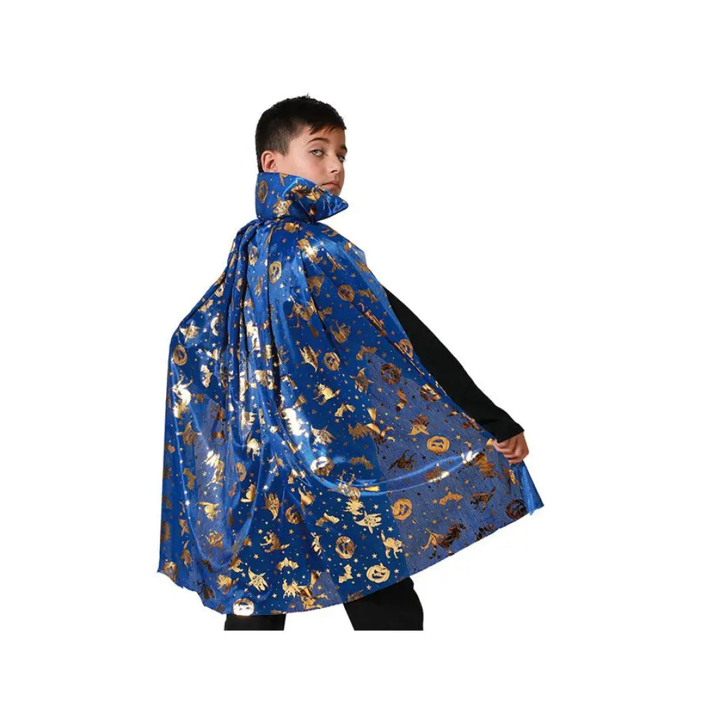 Cape avec Col - Bleu - Enfant 75 cm