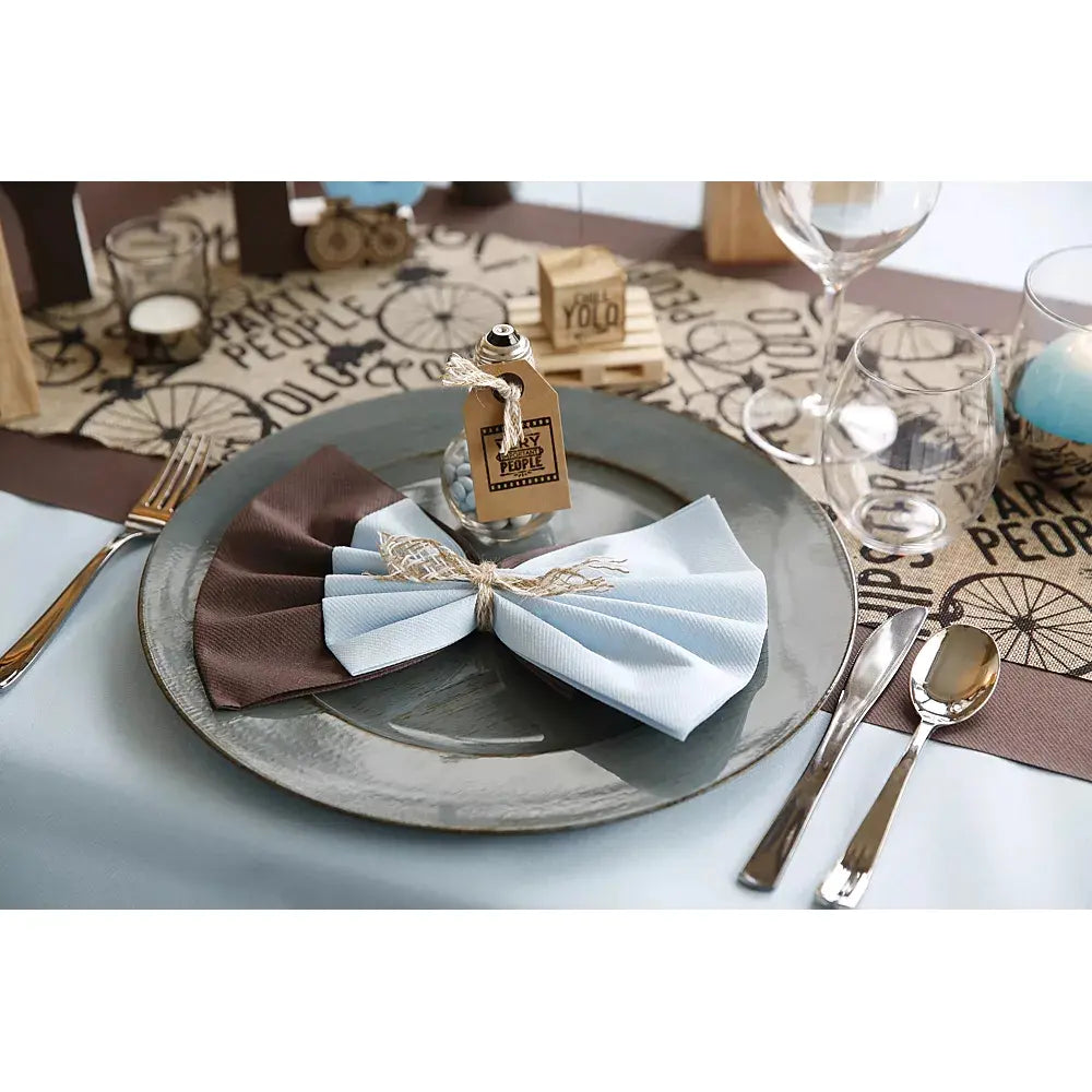 Nappe Gala Artic Blue - 25 m x 120 cm