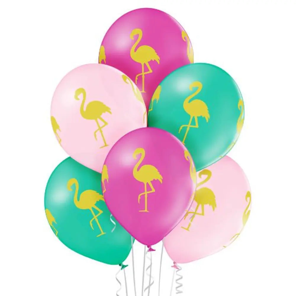 6 Ballons 30cm - Flamingo Pastel