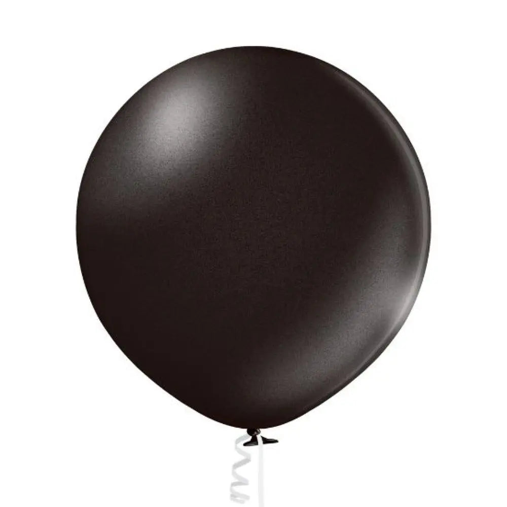1 Jumbo Ballon 60cm - Black Metallic