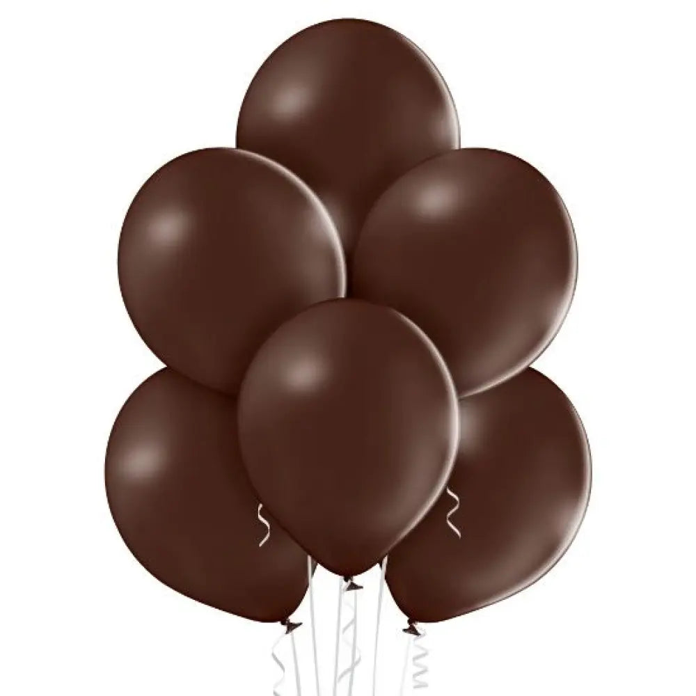 8 Ballons Premium 30cm - Cocoa Brown Pastel