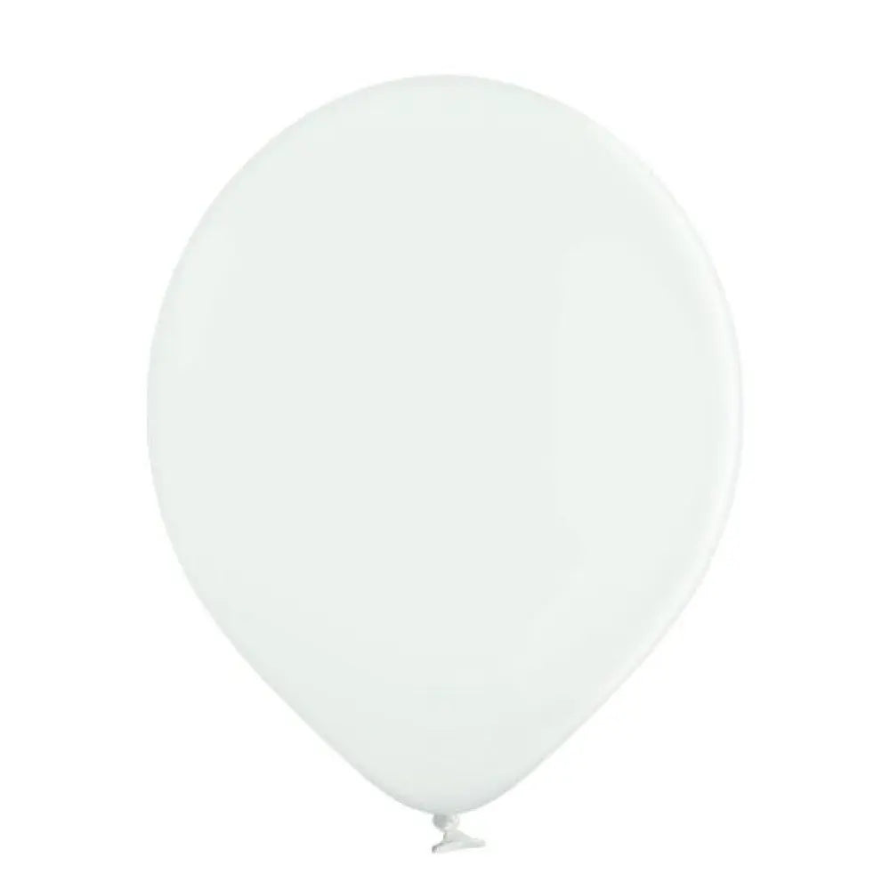 25 Ballons Pastel 12cm - Blanc