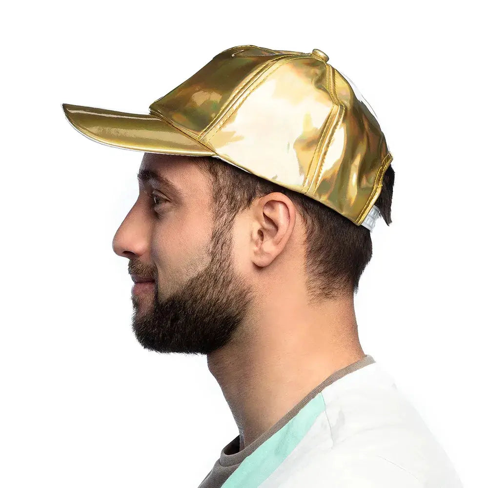 Casquette Holographique Or (réglable)