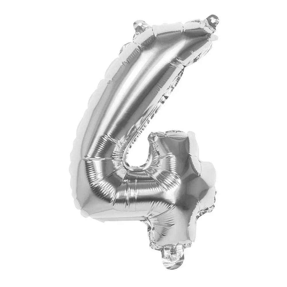 Ballon Métallisé Argent 36cm - 4