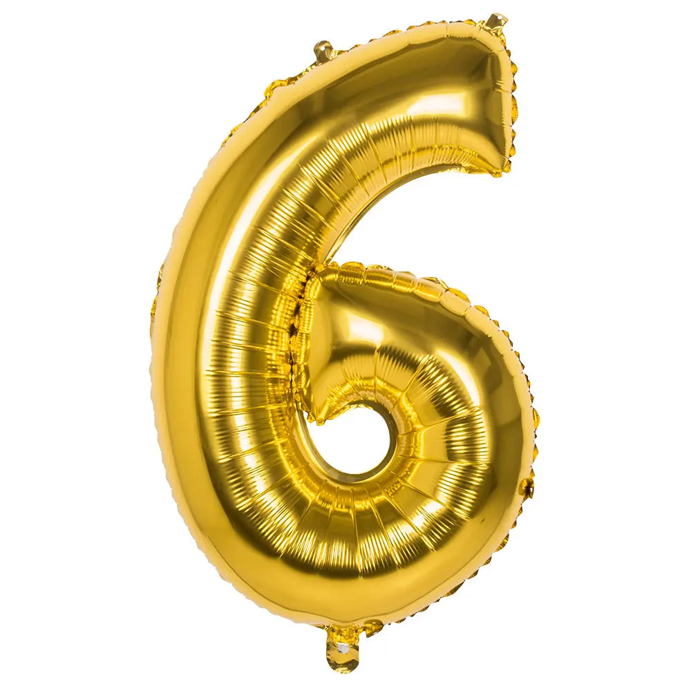 Ballon Métallisé Or 86cm - 6