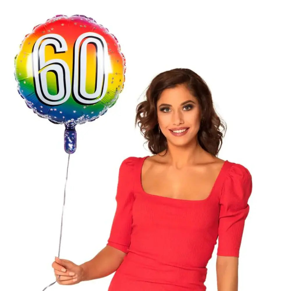Ballon Alu 45cm - Chiffre ''60''