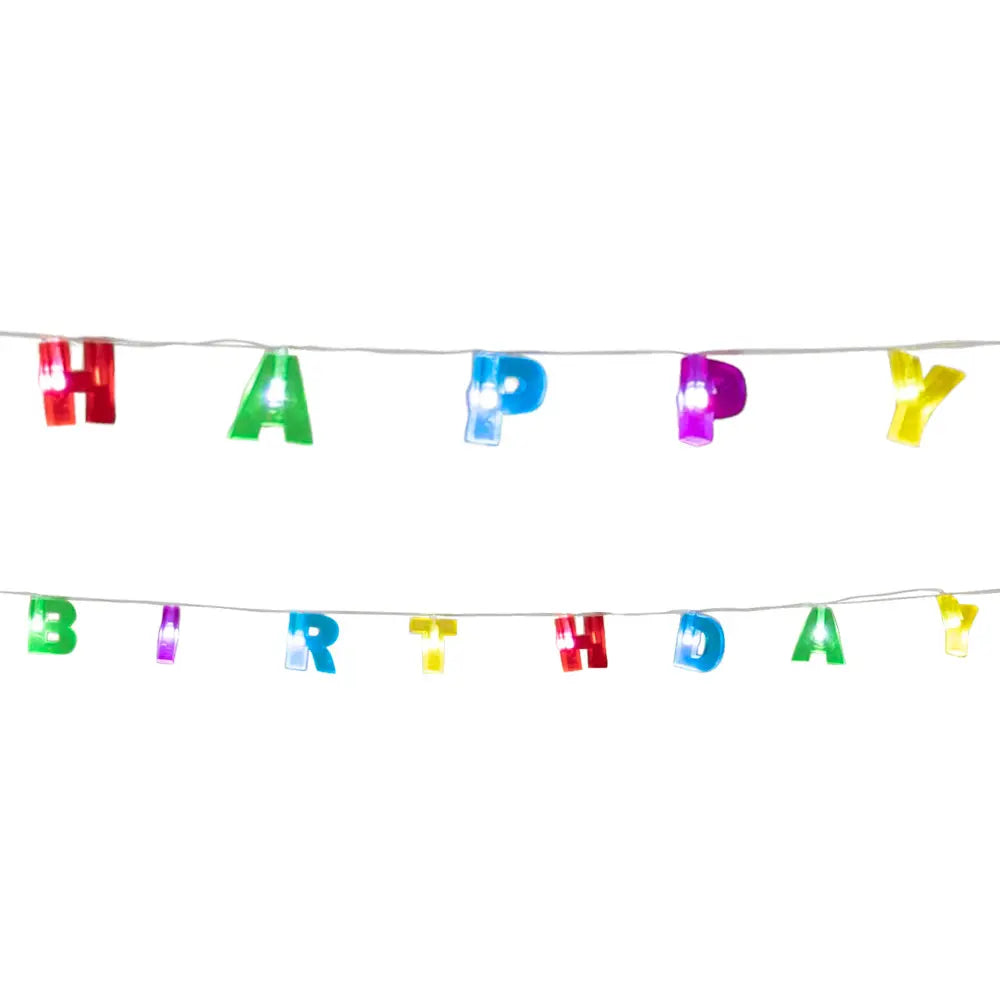 Guirlande lumineuse 'Happy Birthday'