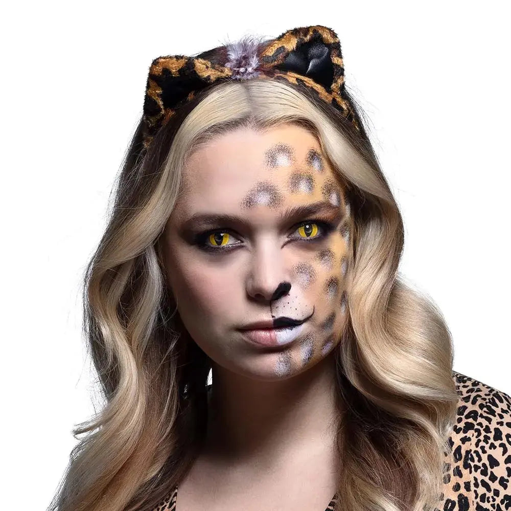 Lentilles Chat Sauvage - Jaunes pupille fendue - 1 semaine