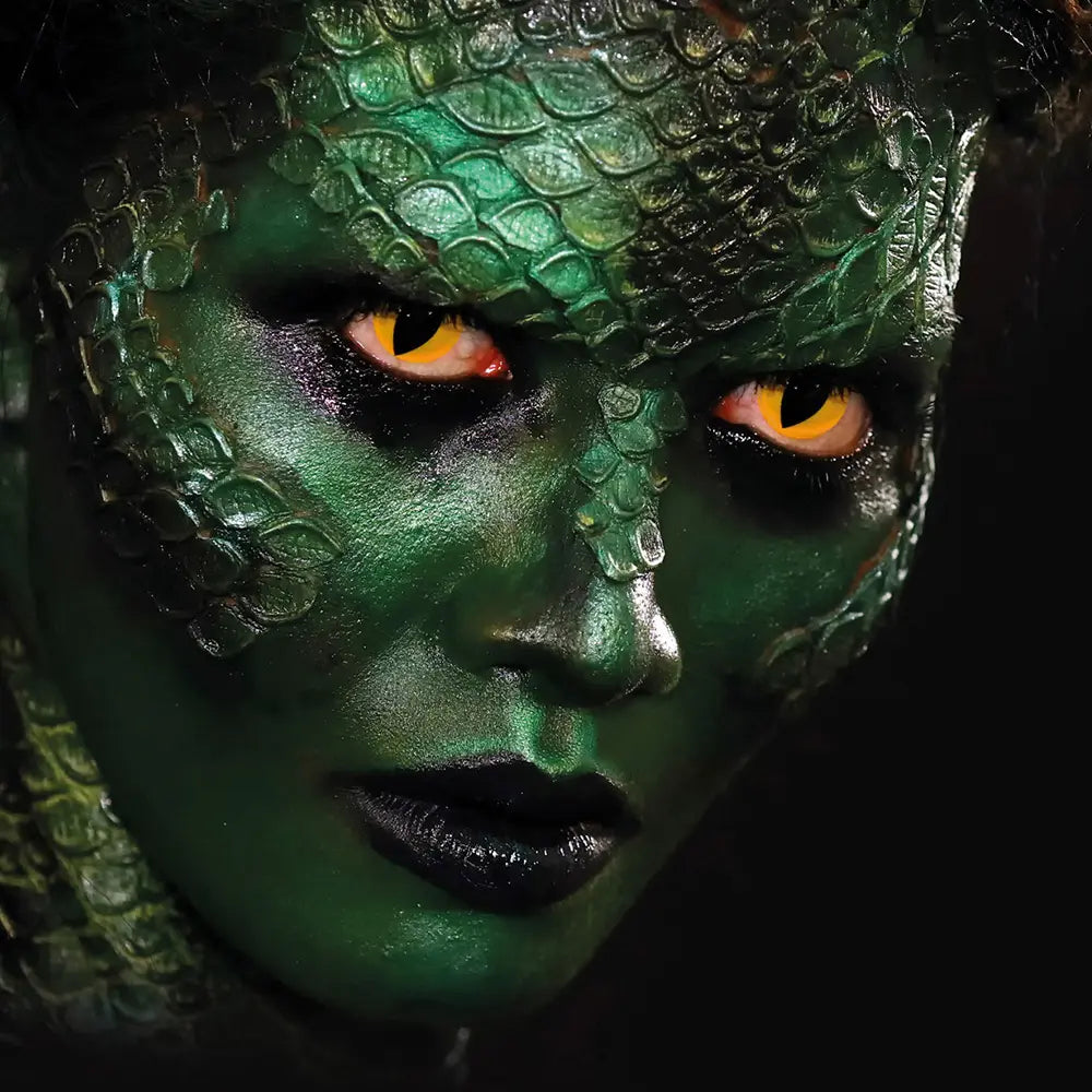 Lentilles Creep - Œil de reptile jaune et noir - 1 semaine