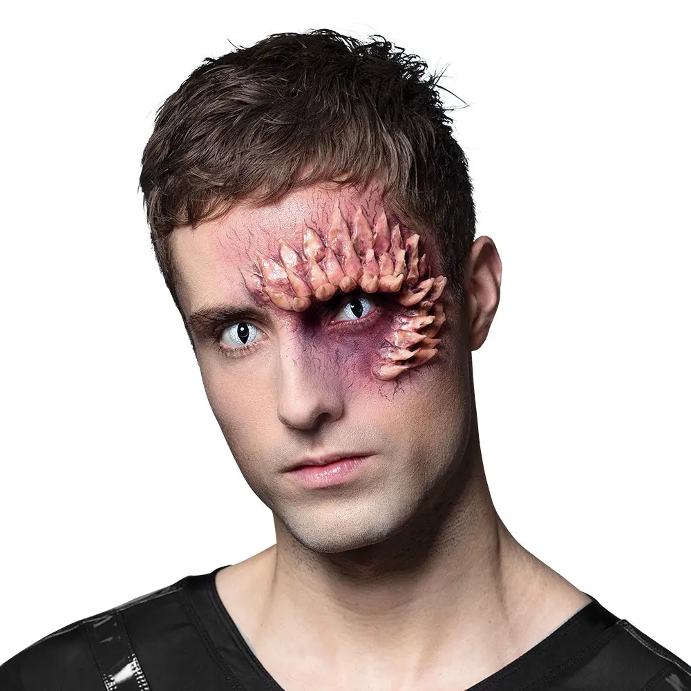 Lentilles Dragon - Pupille blanche façon reptile - 1 semaine