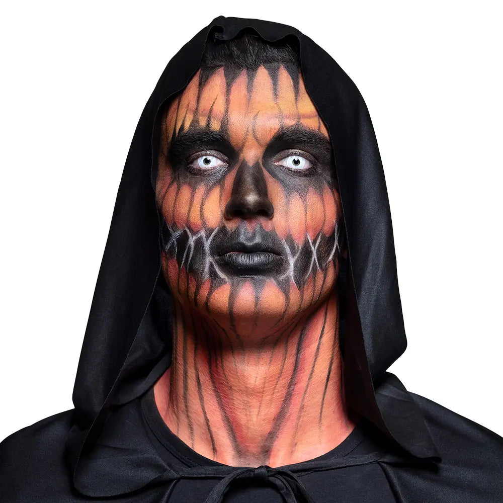 Lentilles Terror pumpkin - Blanches opaques - 1 semaine