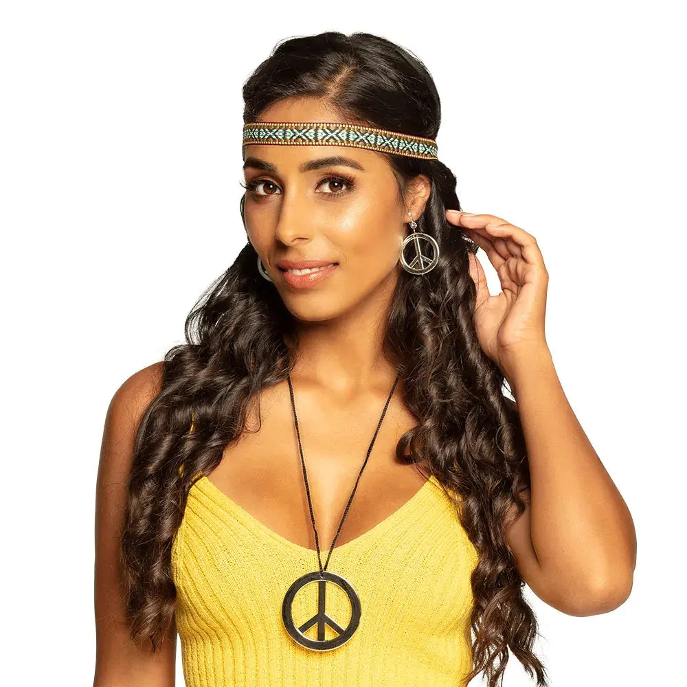 Set Hippie - x1 ra de cou, x1 collier, x2 boucles d'oreille
