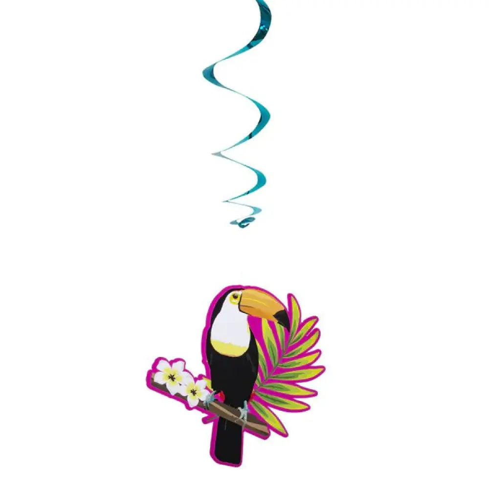 2 Swirls Décoration - Toucan Tropique
