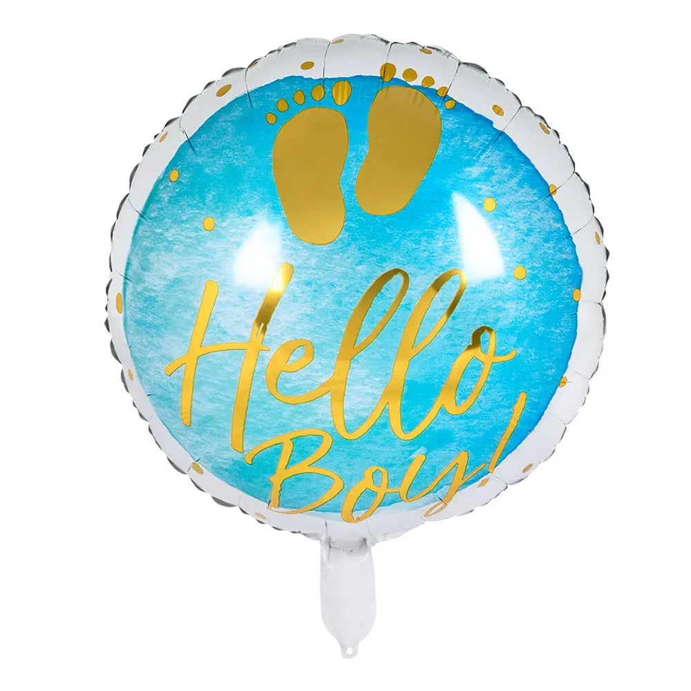 Ballon Alu 45cm - 'Hello Boy!'