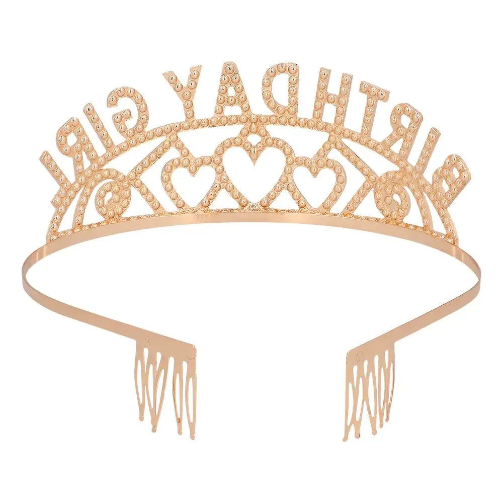 Metal Diadème 'Birthday Girl'