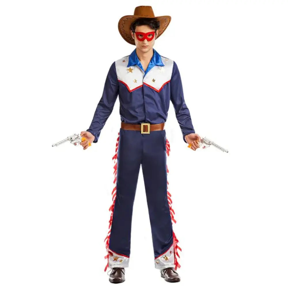Costume Homme Cowboy Sam - M/L