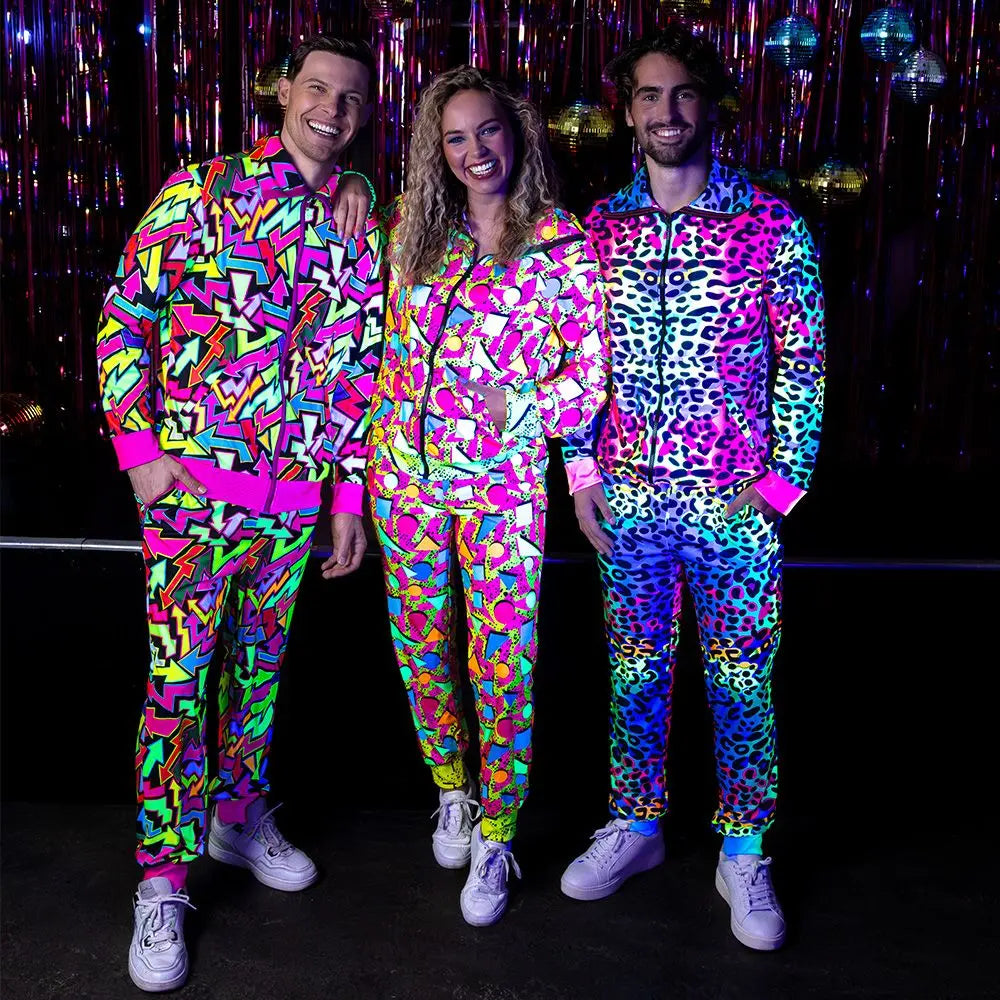 Survêtement Leopard Art fluorescent (Homme Taille S)