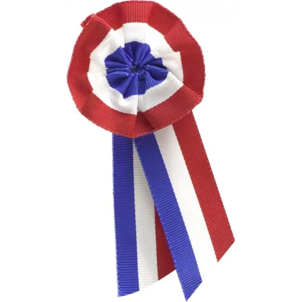 10 Cocardes Tricolore tissu France - Ø 5 cm