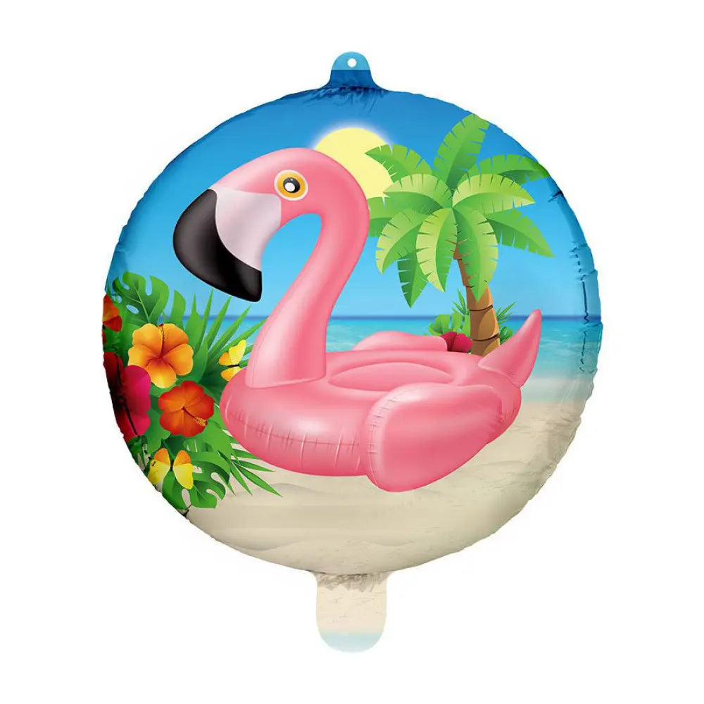 Ballon Alu 45cm - Flamant Rose