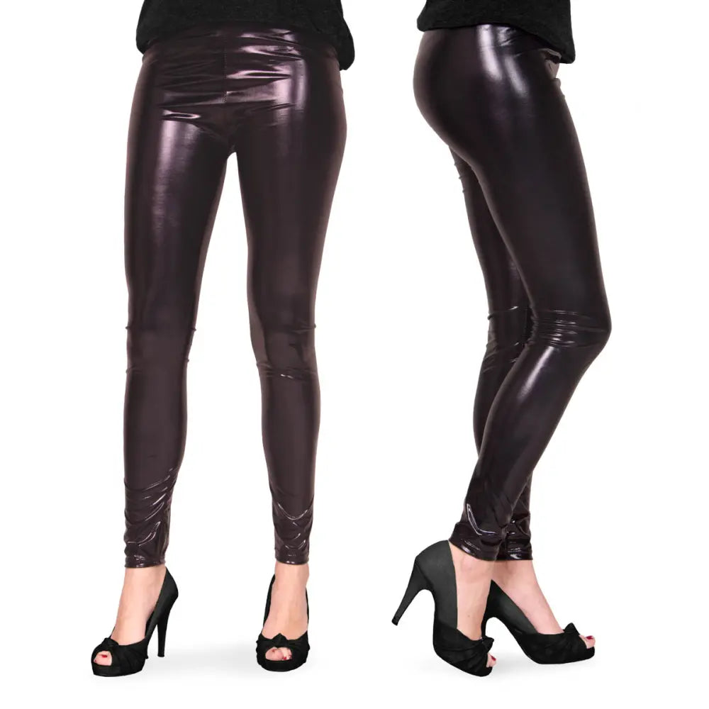 Legging Métallique Noir - S-M