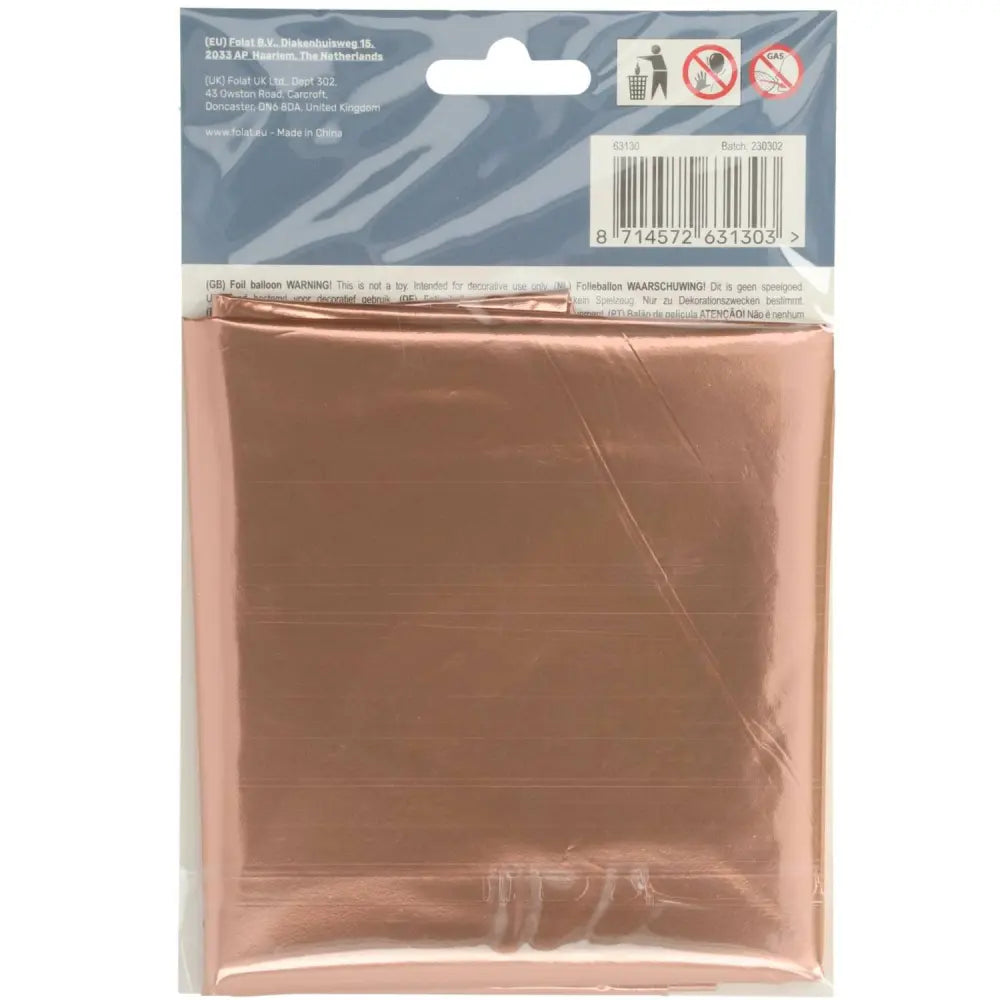 Ballon Chiffre 0 Rose Gold 86cm