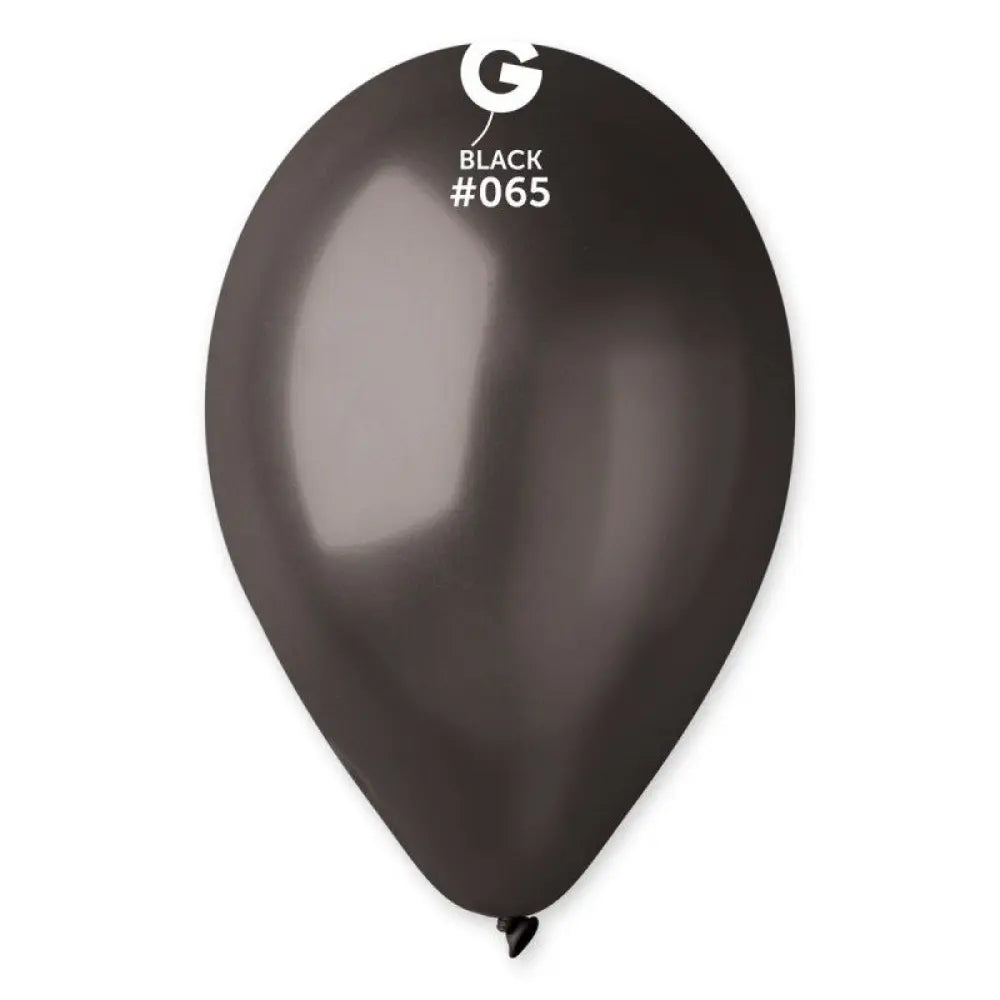 10 Ballons Latex Noir #065 - 28-30cm
