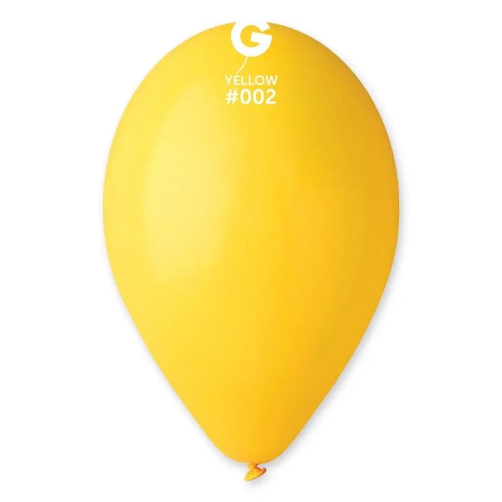 50 Ballons Latex Jaune #002 - 28-30cm