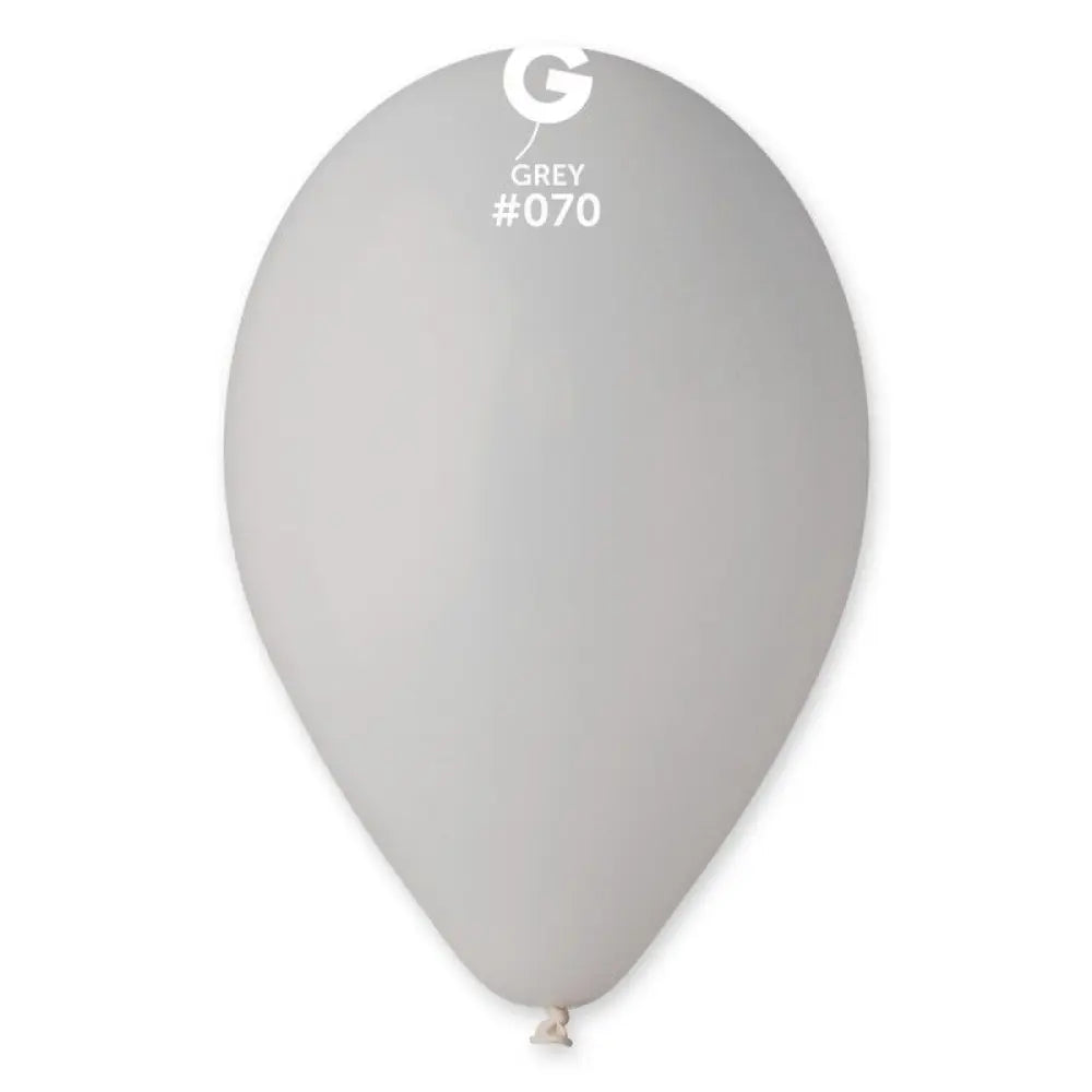 50 Ballons Latex Gris #070 - 28-30cm