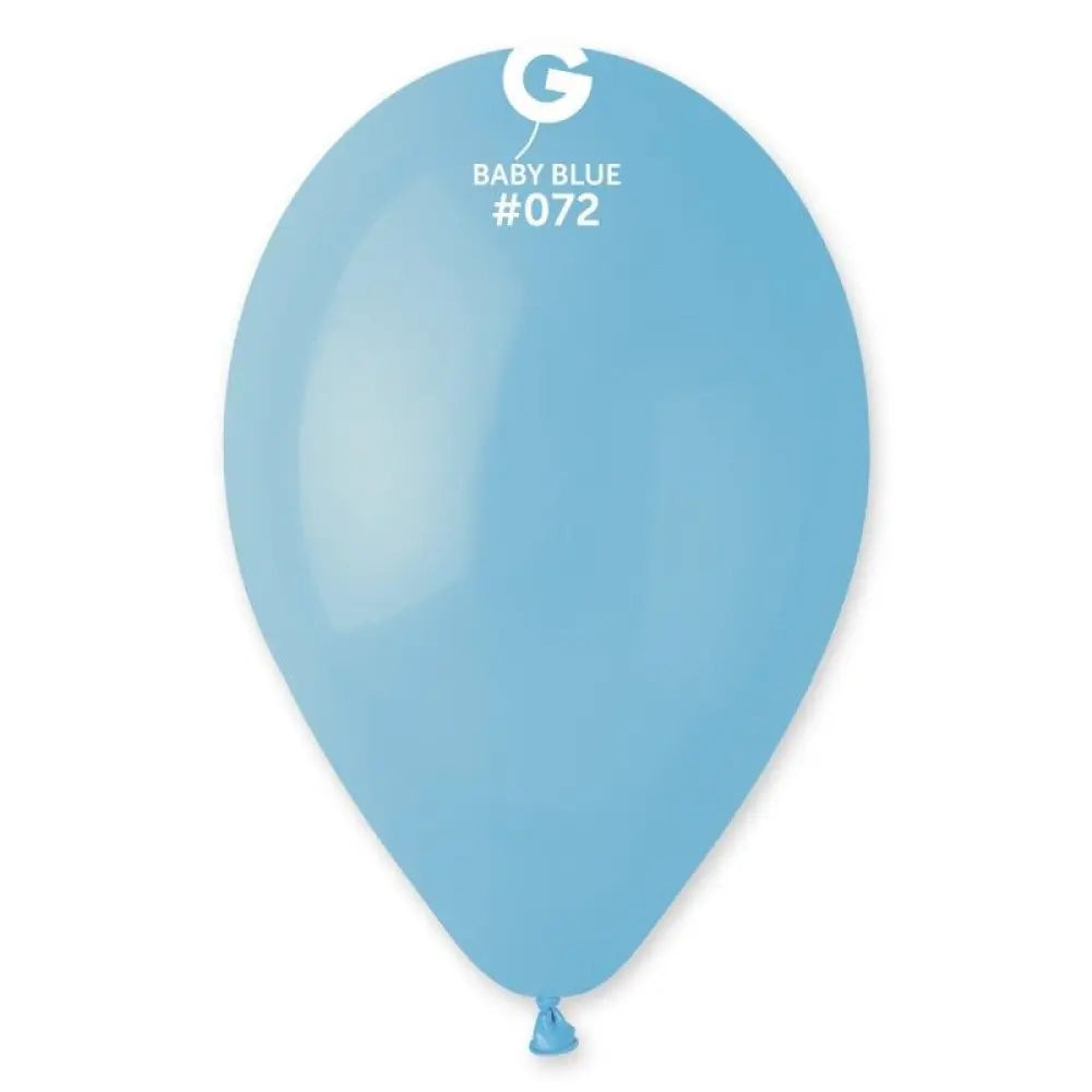 50 Ballons Latex Bleu Baby #072 - 28-30cm
