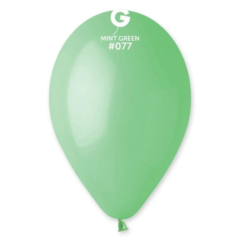 50 Ballons Latex Vert Menthe #077 - 28-30cm