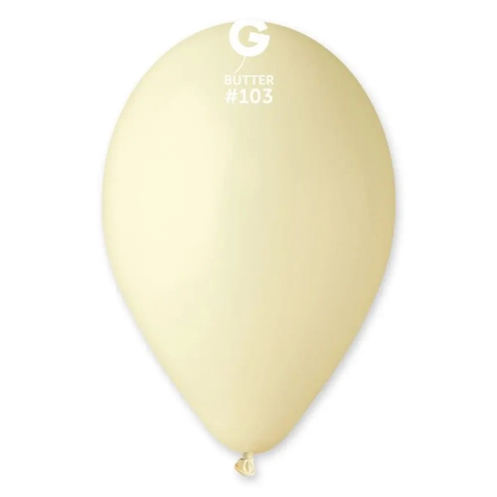 50 Ballons Latex Butter #103 - 28-30cm