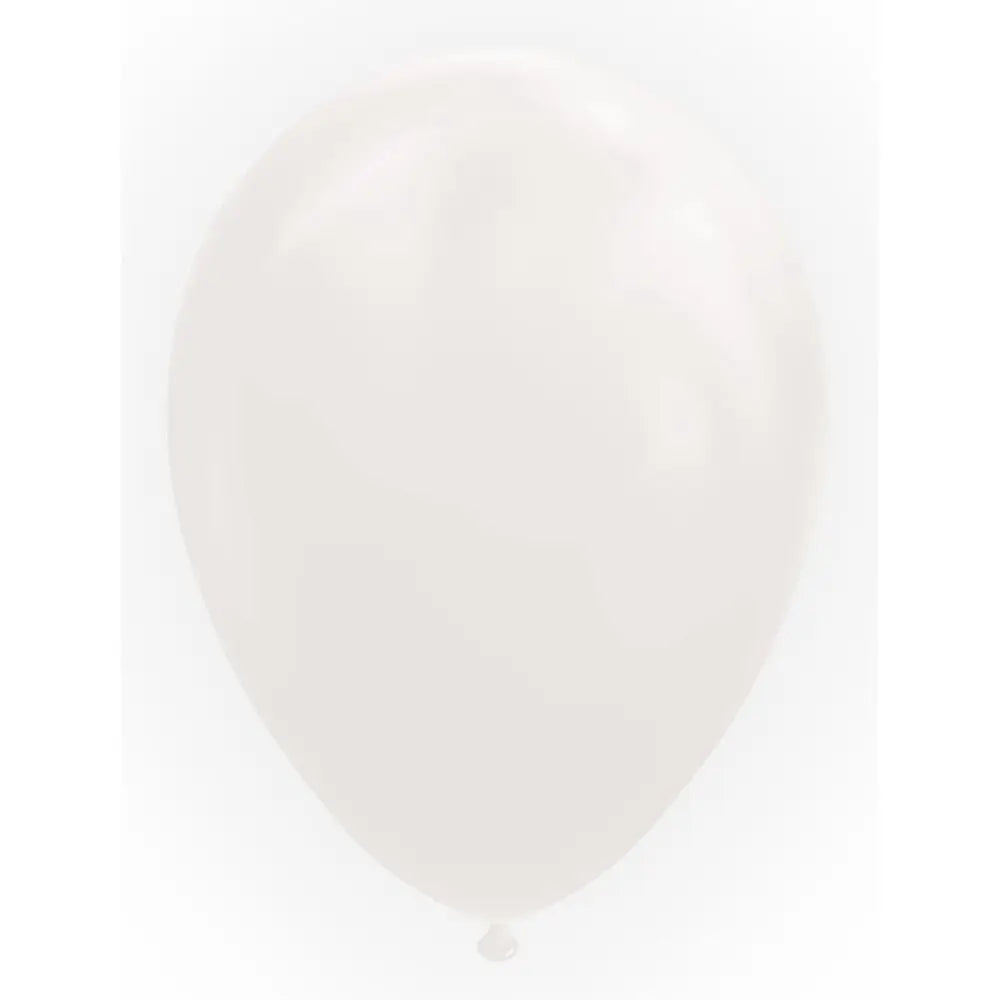 Ballon Blanc - Basique - Vendu par 25 - Ø 12 / 30 cm
