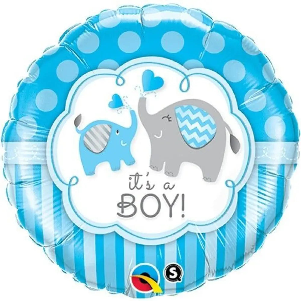 Ballon Alu 46cm - Elephant ''It's a Boy''