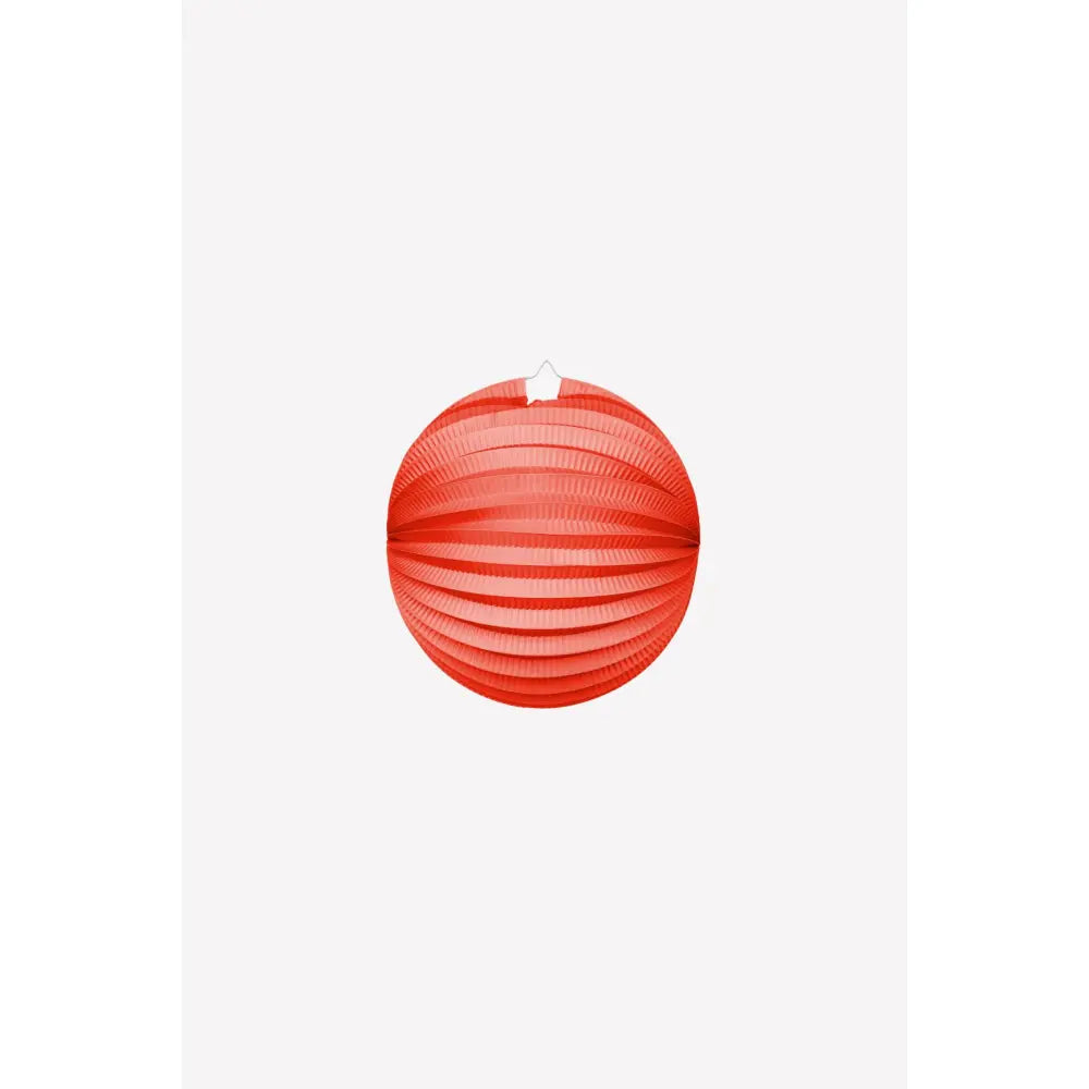 Lanterne Boule D25cm - Rouge