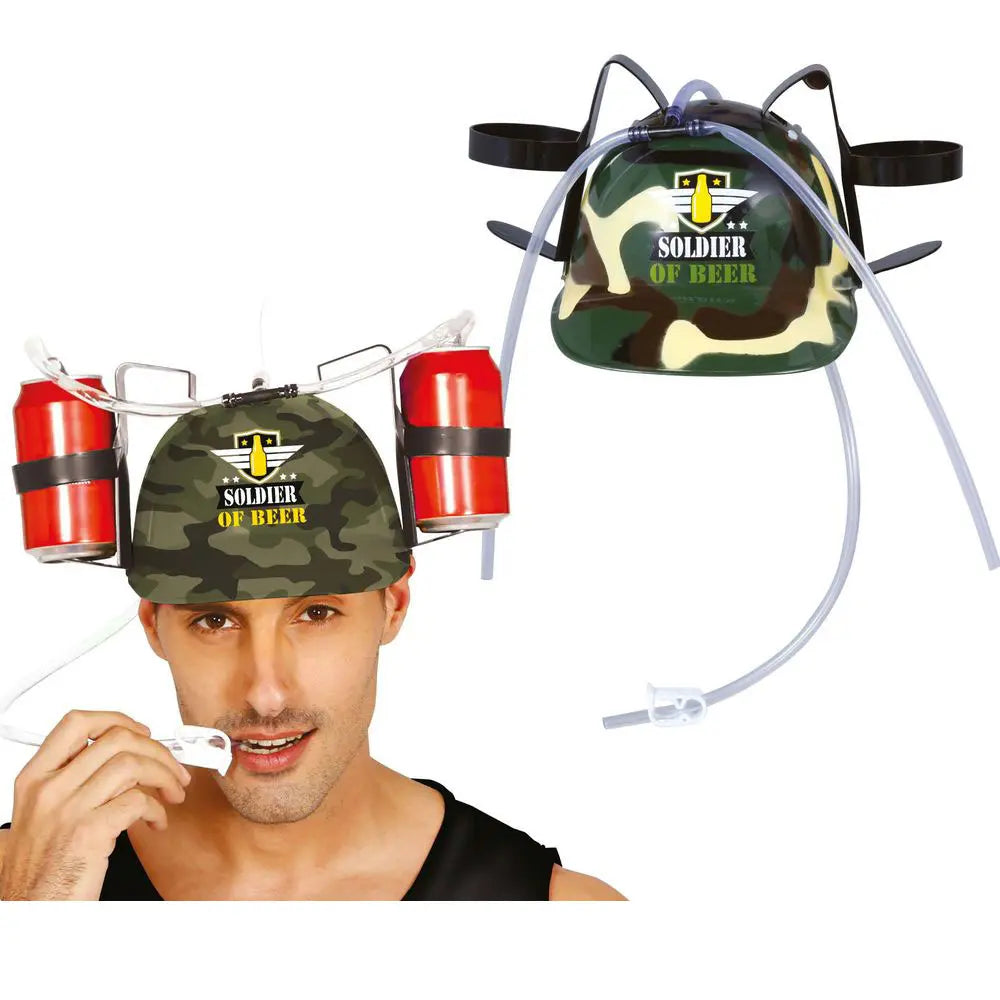 Casque pour Boisson - Soldat Bière