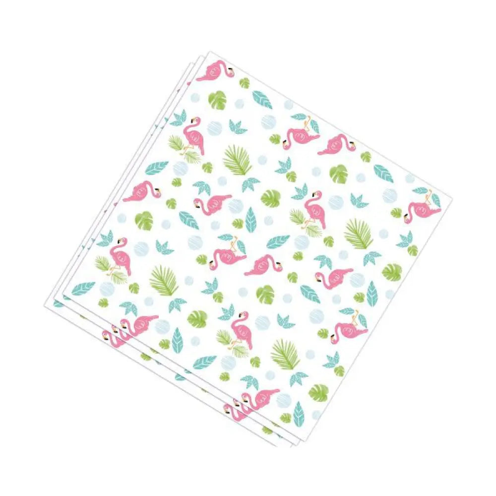 20 Serviettes en Papier 33cm - Flamant Rose