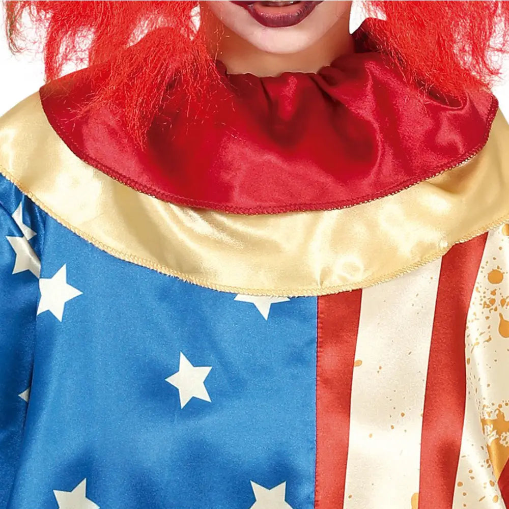 Costume Enfant Clown Patriot - 7/9 ans
