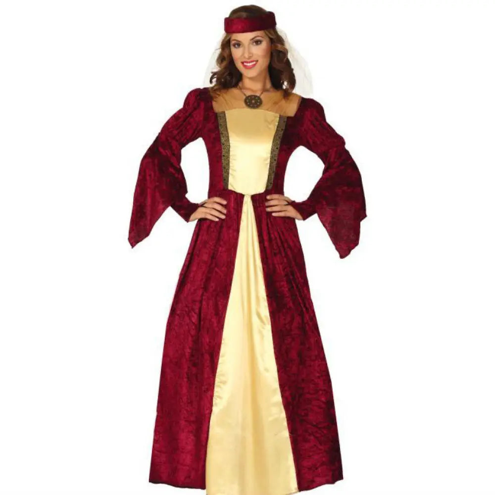 Costume Femme Dame Médiévale - L
