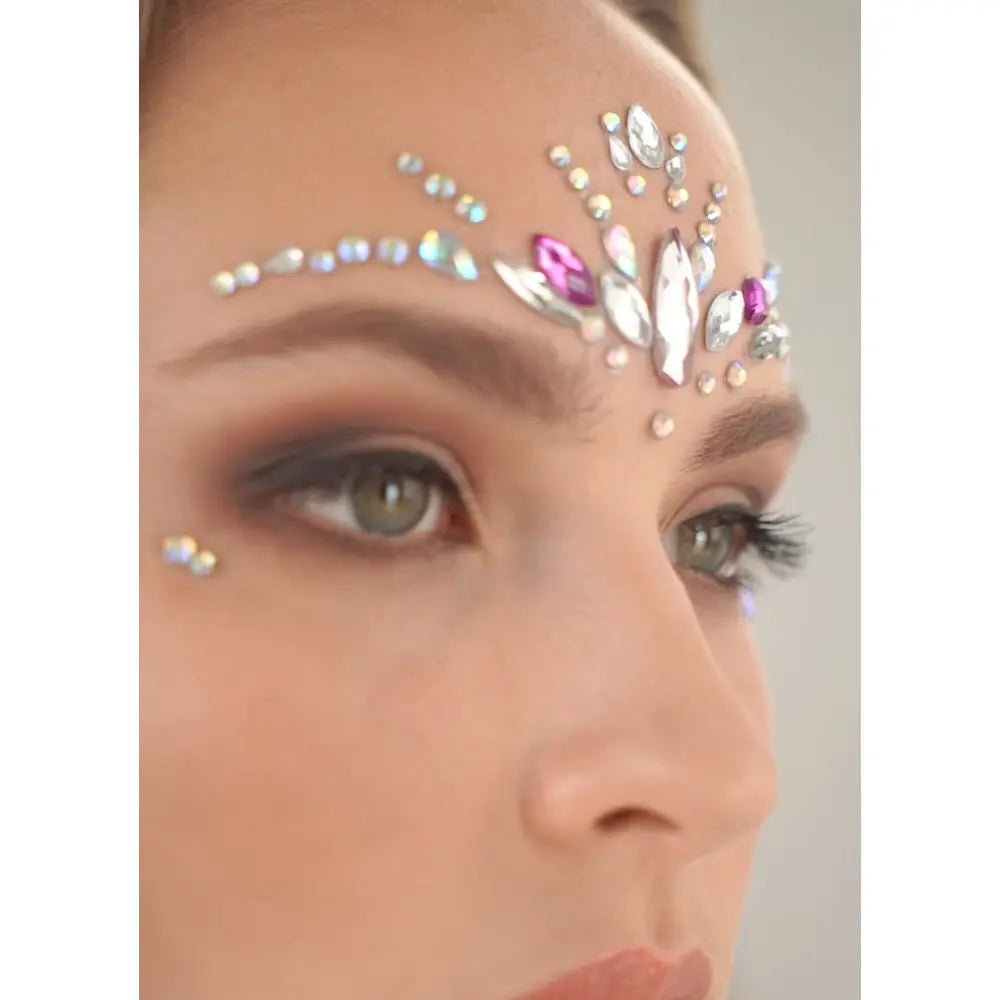 Strass Autocollant - Party Princess - Argent & Rose - Glitter